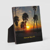 Clearwater Beach Sunset Fotoplatte (Vorderseite)