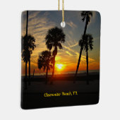 Clearwater Beach Sunset Keramikornament (Rechts)