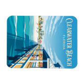 Clearwater Beach USA Magnet (Horizontal)