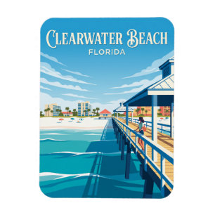 Clearwater Beach USA Magnet