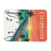 Clearwater Beach USA Magnet (Horizontal)