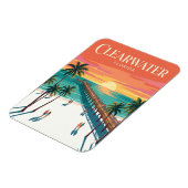 Clearwater Beach USA Magnet (Linke Seite)