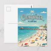 Clearwater Beach USA Postkarte (Vorne/Hinten)