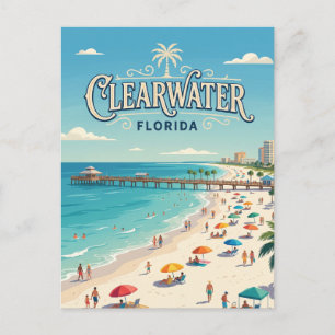 Clearwater Beach USA Postkarte
