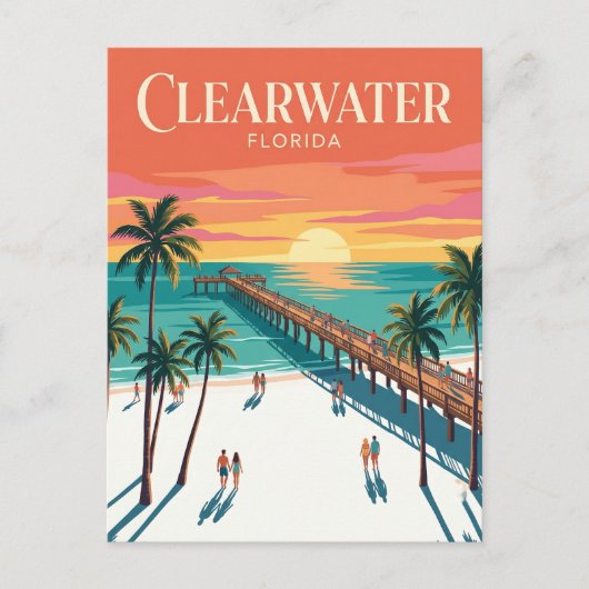 Clearwater Beach USA Postkarte (Vorderseite)