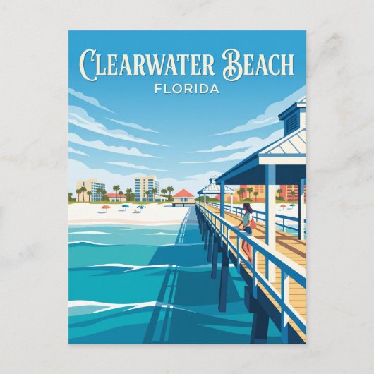 Clearwater Beach USA Postkarte (Vorderseite)