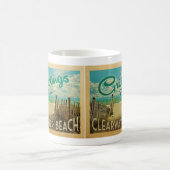 Clearwater Beach Vintage Travel Kaffeetasse (Mittel)
