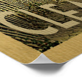 Clearwater Beach Vintage Travel Poster (Ecke)