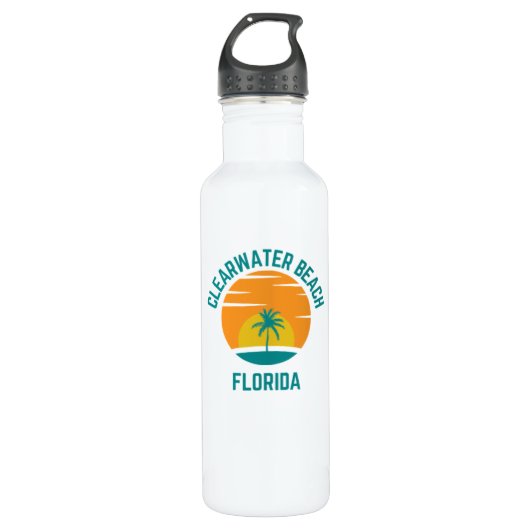 Clearwater Beach Water Bottle Edelstahlflasche (Vorderseite)