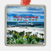 Clearwater Beach Weihnachten Ornament Aus Metall (Vorne)