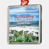 Clearwater Beach Weihnachten Ornament Aus Metall (Links)