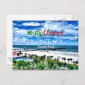 Clearwater Beach Weihnachtsgrüße Postkarte (Vorne/Hinten)