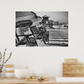 Clearwater Fl Liegestühle Poster (Küche)