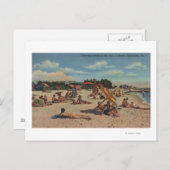 Clearwater, FL - Sunbathers am Clearwater Beach Postkarte (Vorne/Hinten)