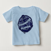 Clearwater Florida Ankerschraubergehäuse wirbeln B Baby T-shirt (Vorderseite)