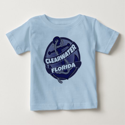 Clearwater Florida Ankerschraubergehäuse wirbeln B Baby T-shirt (Vorderseite)