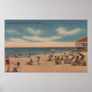 Clearwater, Florida - Ansicht von Clearwater Poster