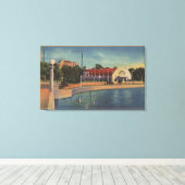 Clearwater, Florida - Aussicht auf die Stadt Leinwanddruck (Insitu (Holzboden))