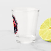 Clearwater Florida Beach Retro Sunset Souvenir 80e Schnapsglas (Rechts)