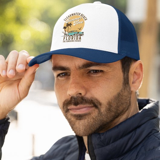 ClearWater Florida Beach Summer Truckerkappe