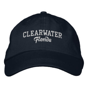 Clearwater Florida bestickte Baseballmütze Baseballkappe