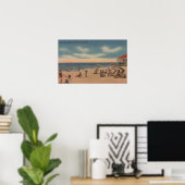 Clearwater, Florida - Blick auf Clearwater Beach Poster (Heimbüro)