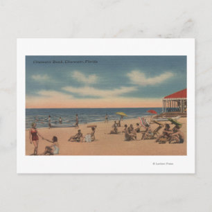 Clearwater, Florida - Blick auf Clearwater Beach Postkarte