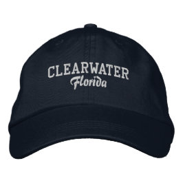 Clearwater Florida Embroidered Baseball Hat Bestickte Baseballkappe