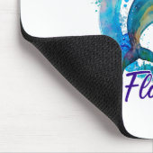 Clearwater Florida Glücklicher Wasserfarben-Delfin Mousepad (Ecke)
