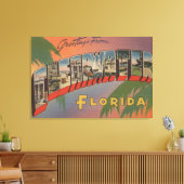 Clearwater, Florida - Großbuchstaben - Szenen 3 Leinwanddruck (Insitu (Wohnzimmer))