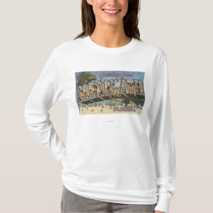 Clearwater, Florida - große Buchstabe-Szenen 2 T-Shirt