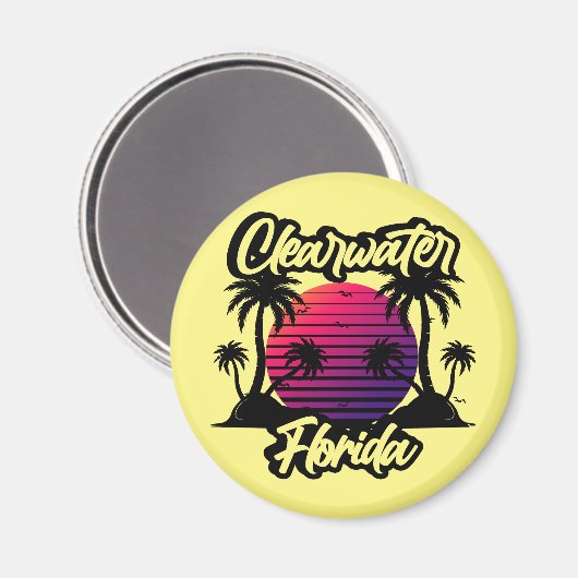 Clearwater Florida Magnet (Vorderseite/Rückseite)