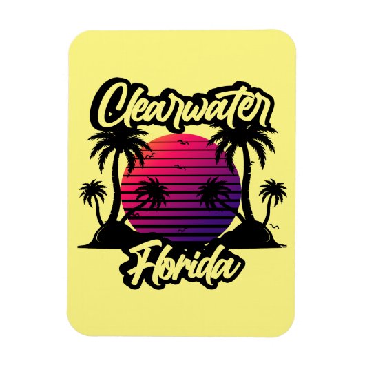 Clearwater Florida Magnet (Vertikal)