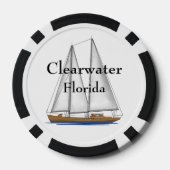 Clearwater Florida Pokerchips (Rückseite)