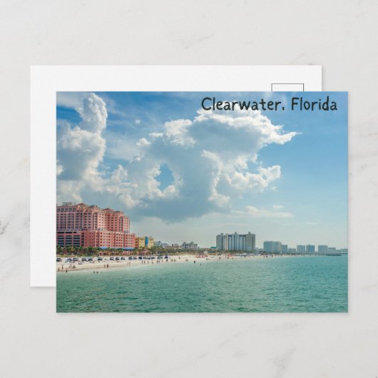 Clearwater Florida Postcard Souvenir Postkarte (Vorne/Hinten)
