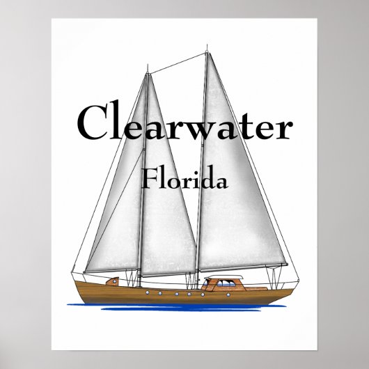 Clearwater Florida Poster (Vorne)