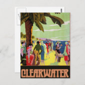 Clearwater Florida Postkarte (Vorne/Hinten)