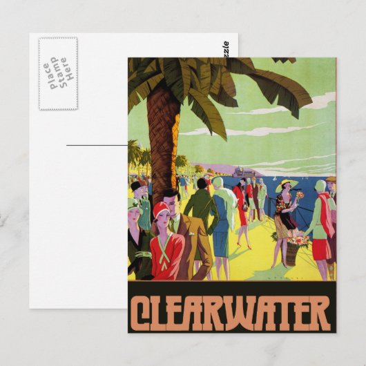 Clearwater Florida Postkarte (Vorne/Hinten)