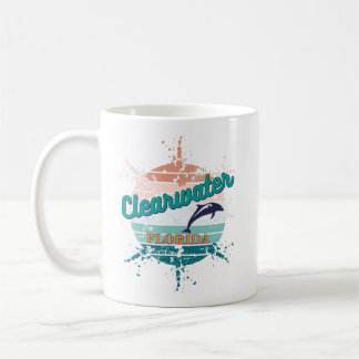 Clearwater Florida Retro Vintag explodierender Son Kaffeetasse