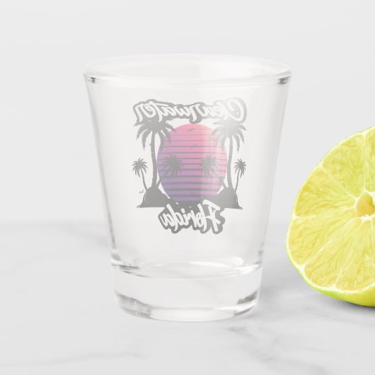 Clearwater Florida Schnapsglas (Rückseite)