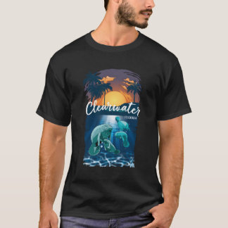 Clearwater Florida Shirt Manatee Geschenke für Män