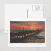 Clearwater, Florida - Sonnenuntergang Aussicht auf Postkarte (Vorne/Hinten)