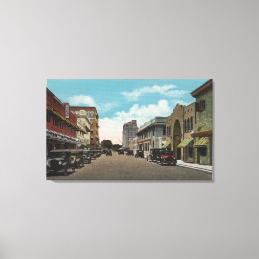 Clearwater, Florida - Südlage von Ft. Harrison Leinwanddruck (Vorderseite)