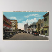 Clearwater, Florida - Südlage von Ft. Harrison Poster (Vorne)