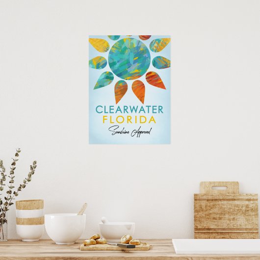 Clearwater Florida Sunshine Poster (Küche)
