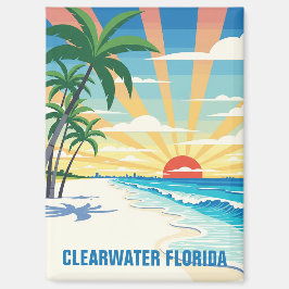 Clearwater Florida Travel Magnet