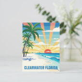 Clearwater Florida Travel Postkarte (Stehend Vorderseite)