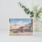 Clearwater, Florida, Vintage Straßenszene Postkarte (Stehend Vorderseite)