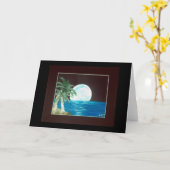 Clearwater Mond durch karminrotes dubin Karte (Gelbe Blume)