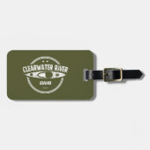 Clearwater River Idaho Kayaking Gepäckanhänger (Vorderseite horizontal)